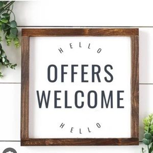 Offere are welcome!!!